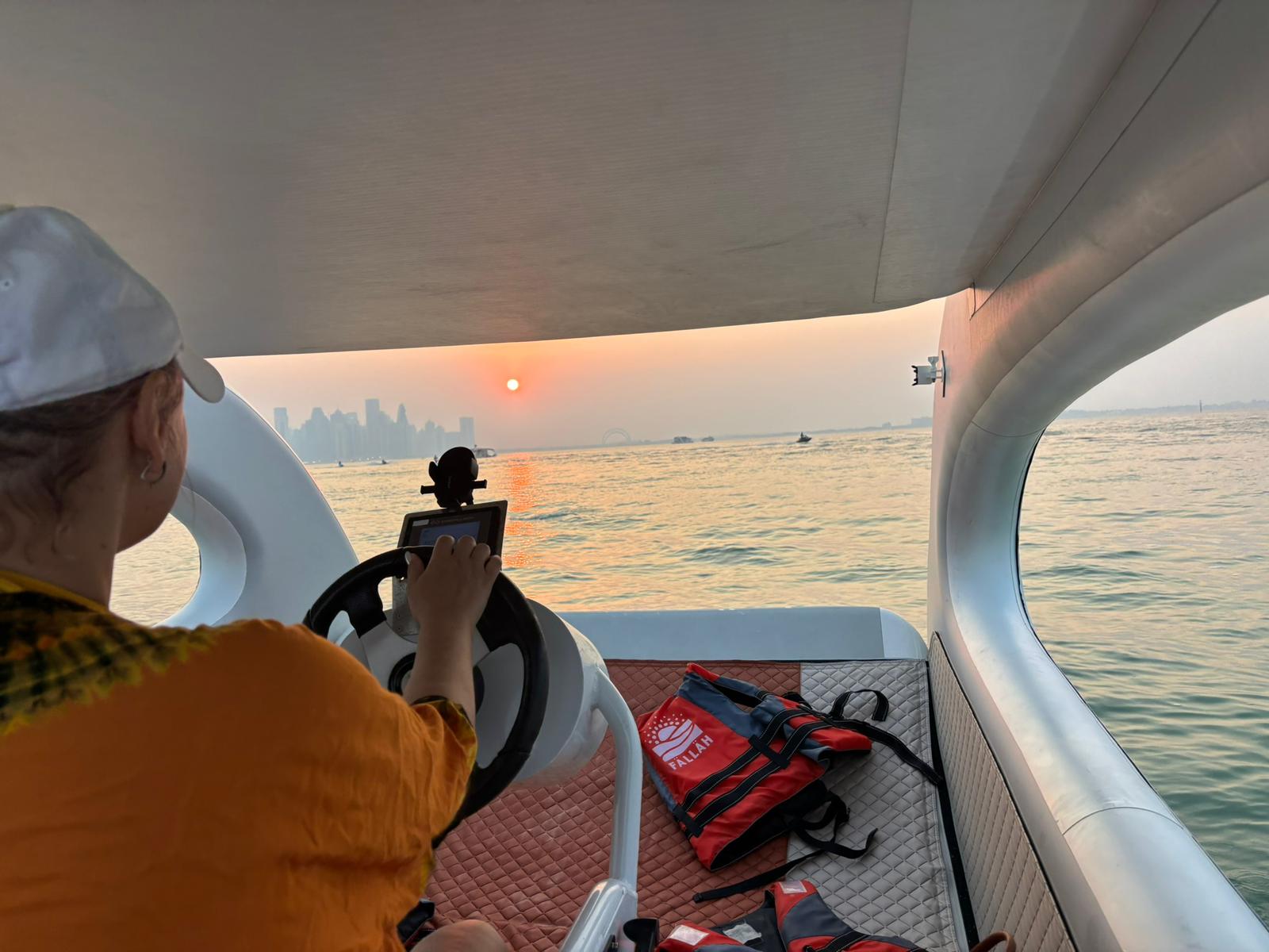 Self-drive Solar Boat