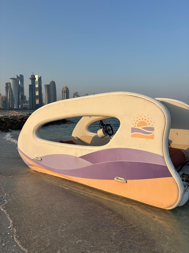 Self-drive Solar Boat